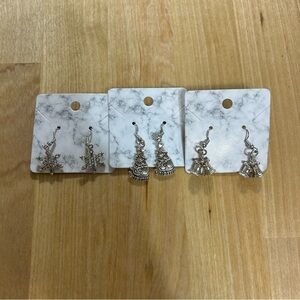 Hand-crafted Christmas Earrings